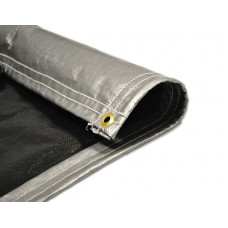 Pool Cover – 6 OZ Black & Silver